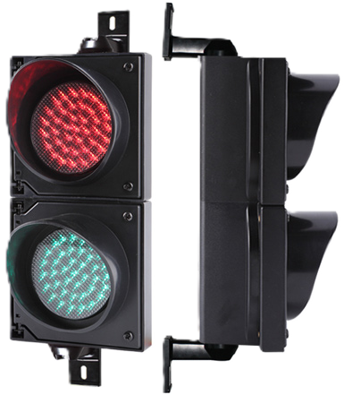 100mm LED Traffic Light (12-24V AC/DC) | Barrier, Gate & Access Control Systems