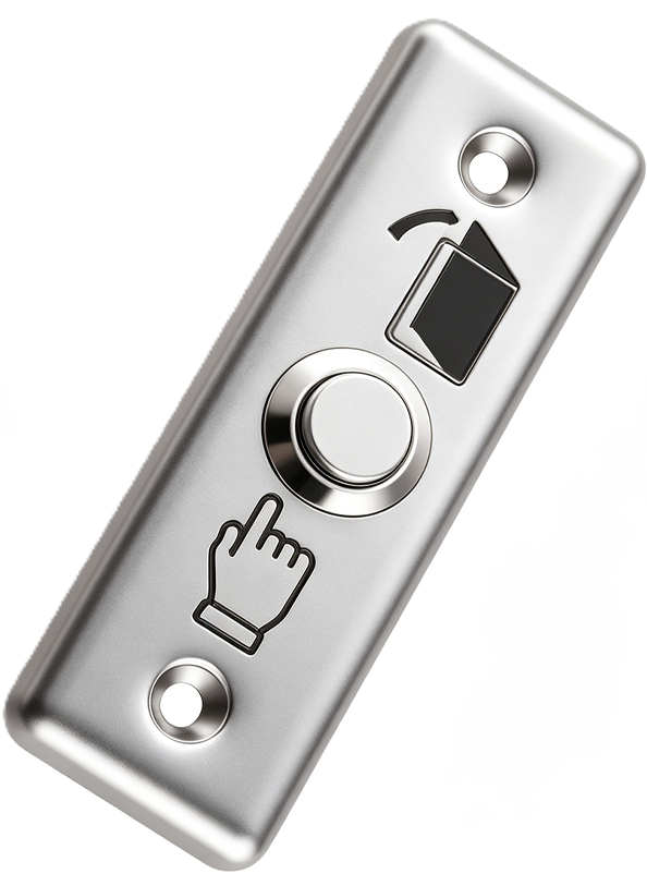 Sebury NBT-002 Exit Button (86×86mm, Aluminium)