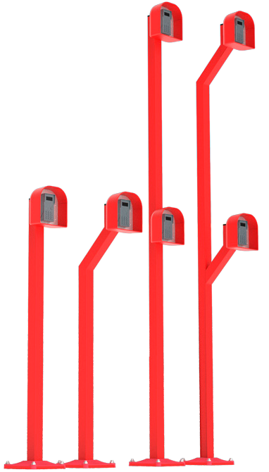 PSE Reader Pedestal — Lorry Height