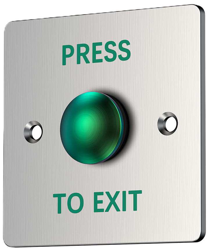 SIB Exit Button OP22D-G (NO/COM, 86x86mm)