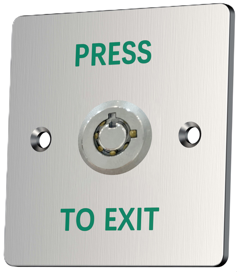 SIB Stainless Steel Exit Button OP22D-K (86x86mm)