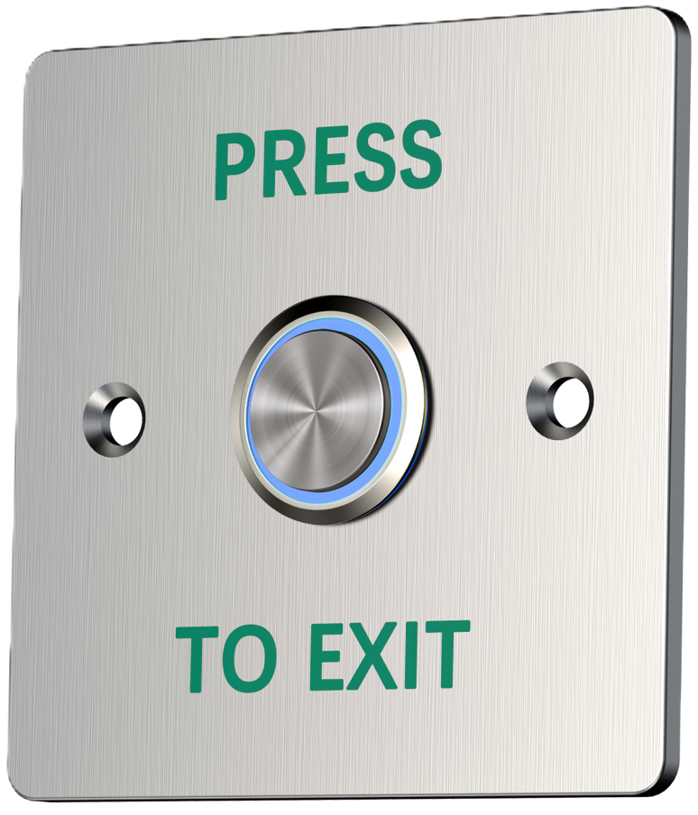 SIB Exit Button OP22D-L with LED (6-wire, 12V DC)