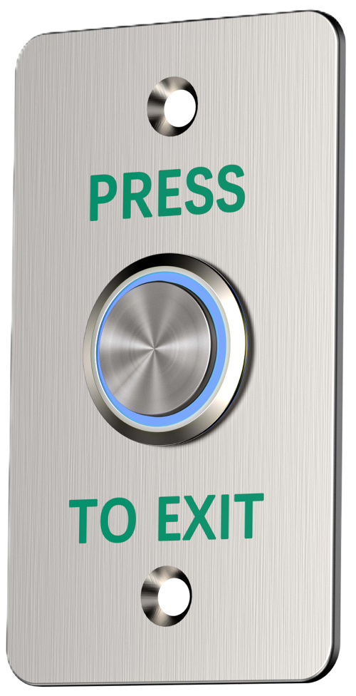 SIB Exit Button OP22C-L with LED (6-wire, 12V DC)