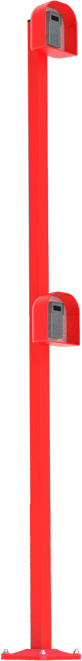 PSE Reader Pedestal — Dual Height Straight
