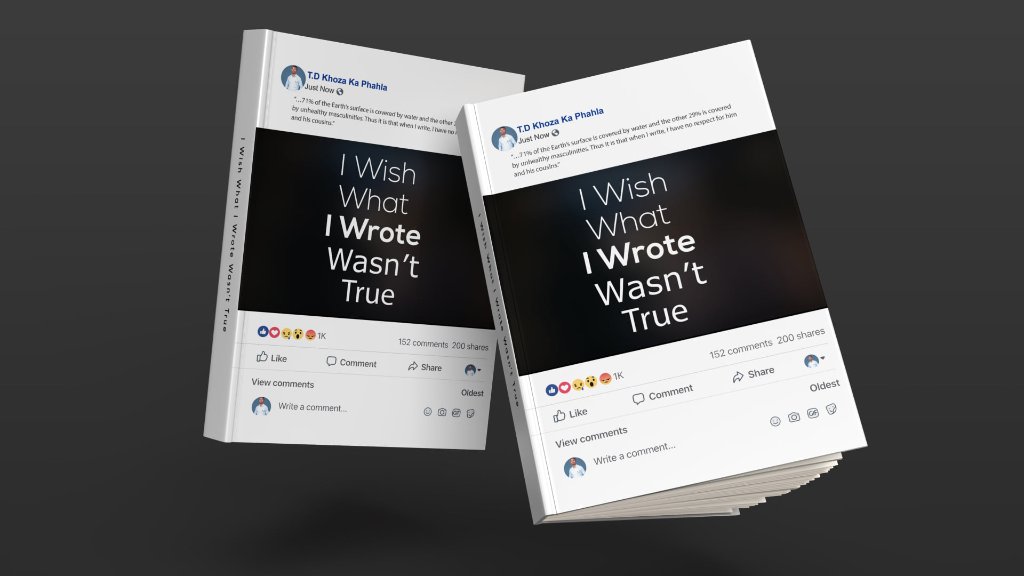 I Wish What I Wrote Wasn't True by T.D Khoza Ka Phahla