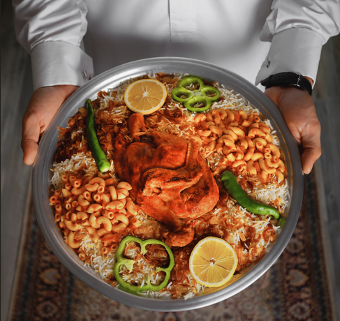 High quality Saudi food presentation