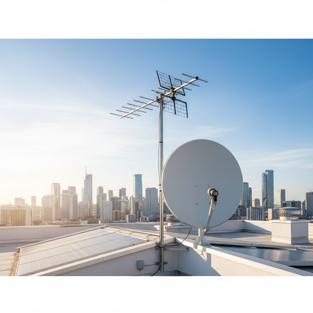 installation antenne hertzienne et satellite