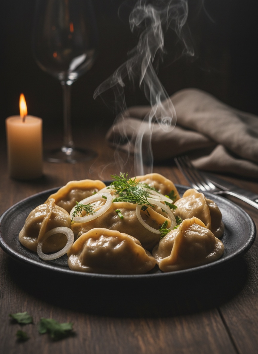Manty - Мәнті - Traditional Kazakhstani dish