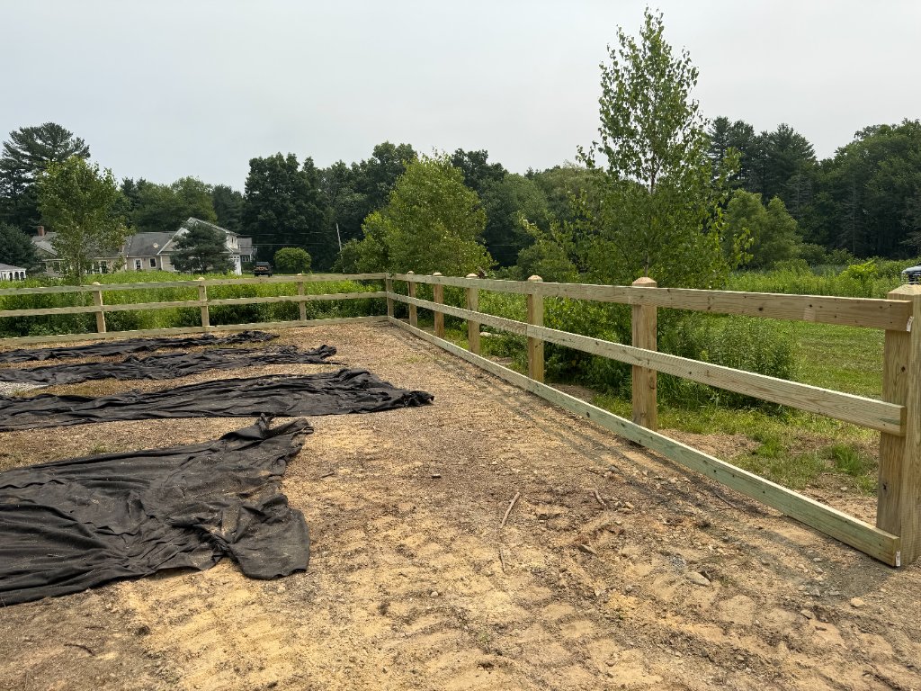 Post & Rail — Corner Build with Site Prep