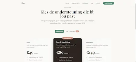 Screenshot van Nina