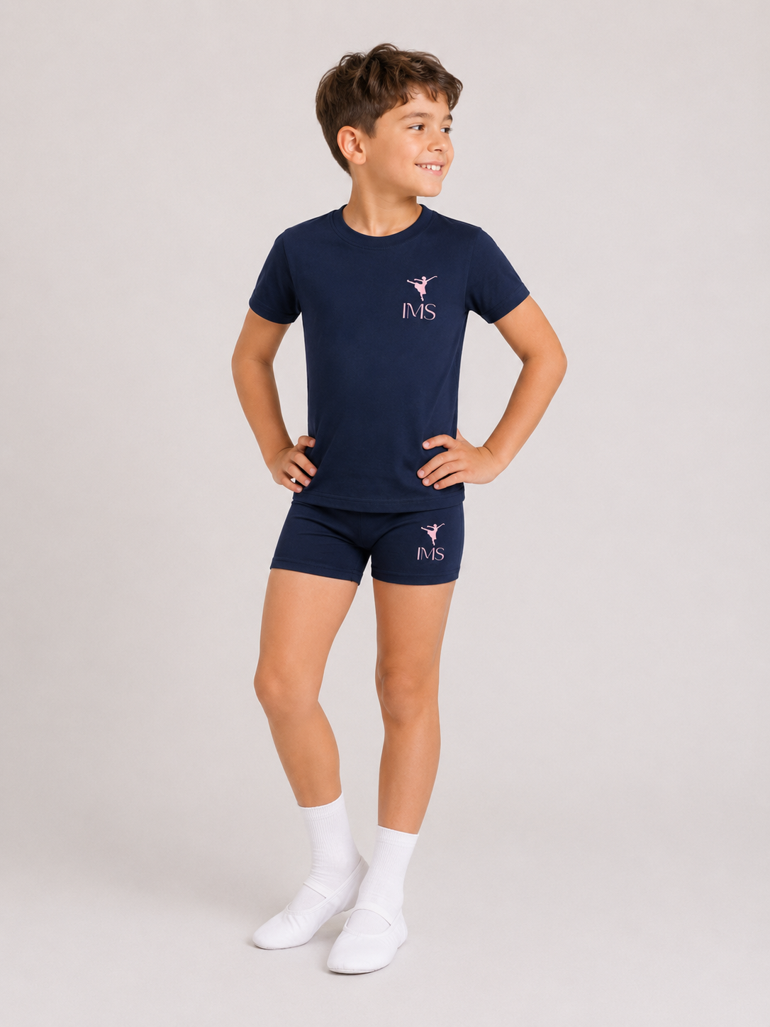 Navy t-shirt and shorts set