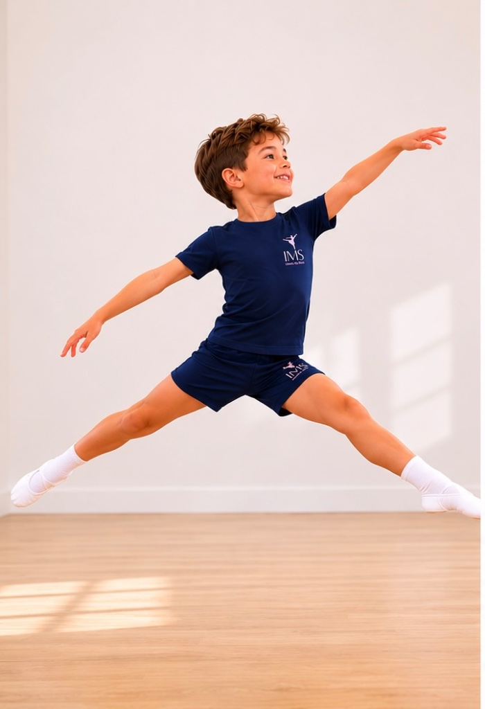 Young dancers in studio