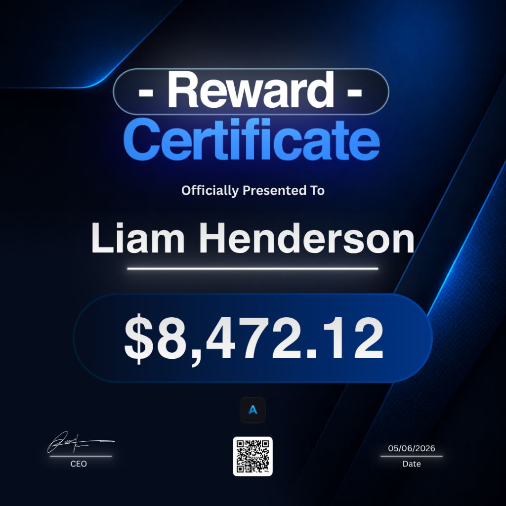Apex — Liam Henderson · $8,472