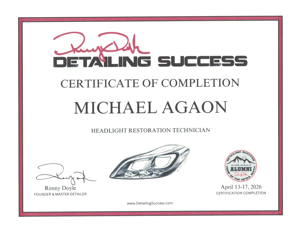 Headlight Restoration Technician