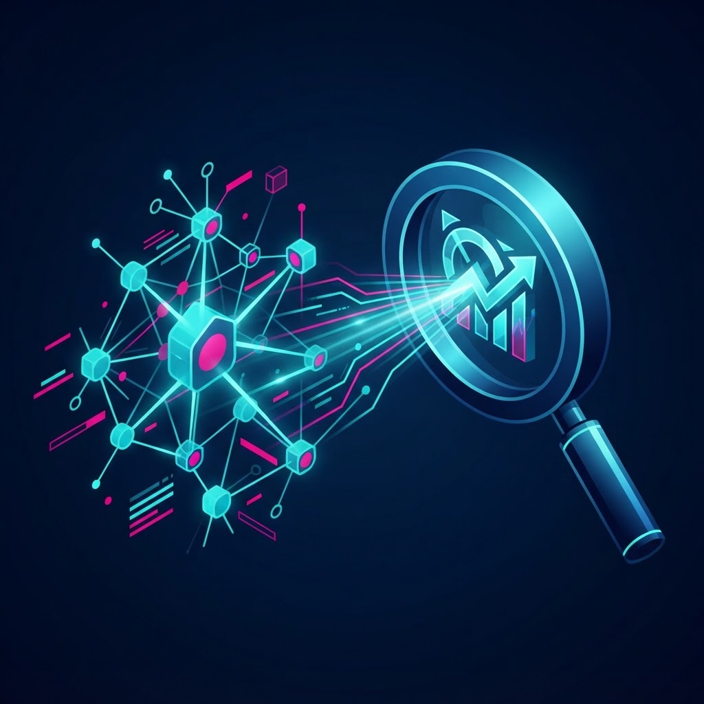 איור המחשה להדרכה: קידום עסקי בעידן ה-AI: SEO, AEO ו-GEO