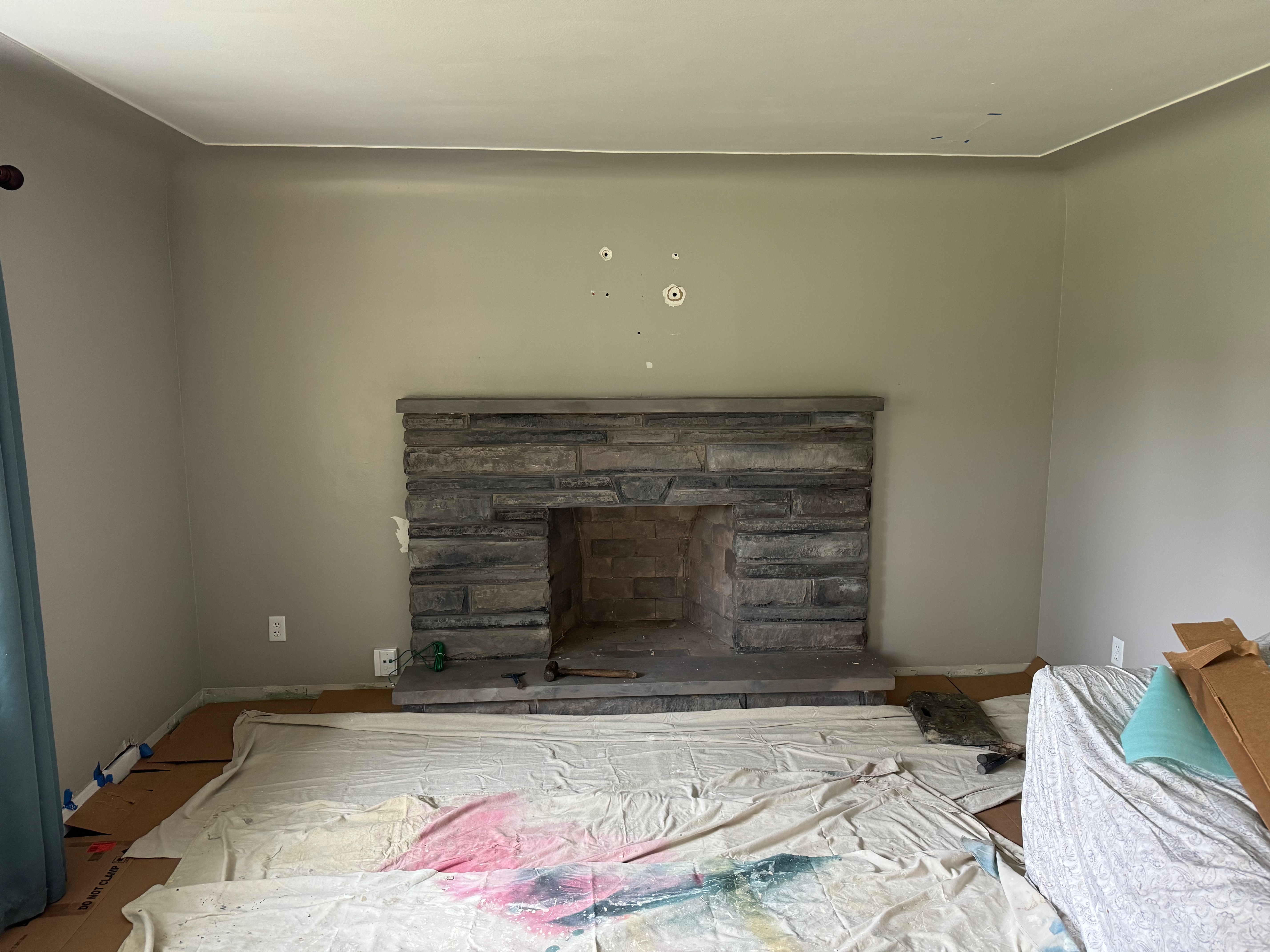 Fireplace Removal & Water Damage Repair — Poland, Ohio