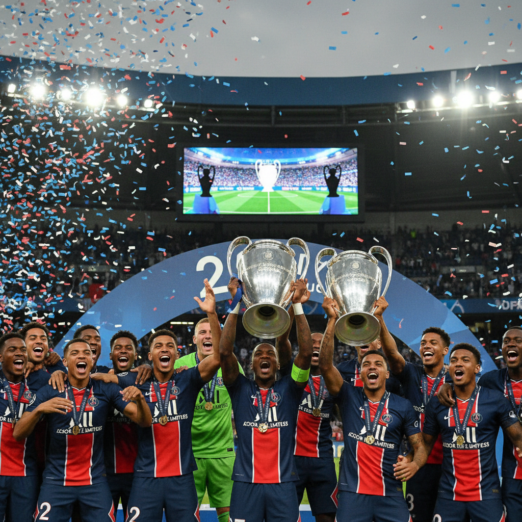 ส่องทำเนียบแชมป์ UCL "เปแอสเช" ครองแชมป์ 2 ครั้งหลังสุดเพิ่มสถิติทันที