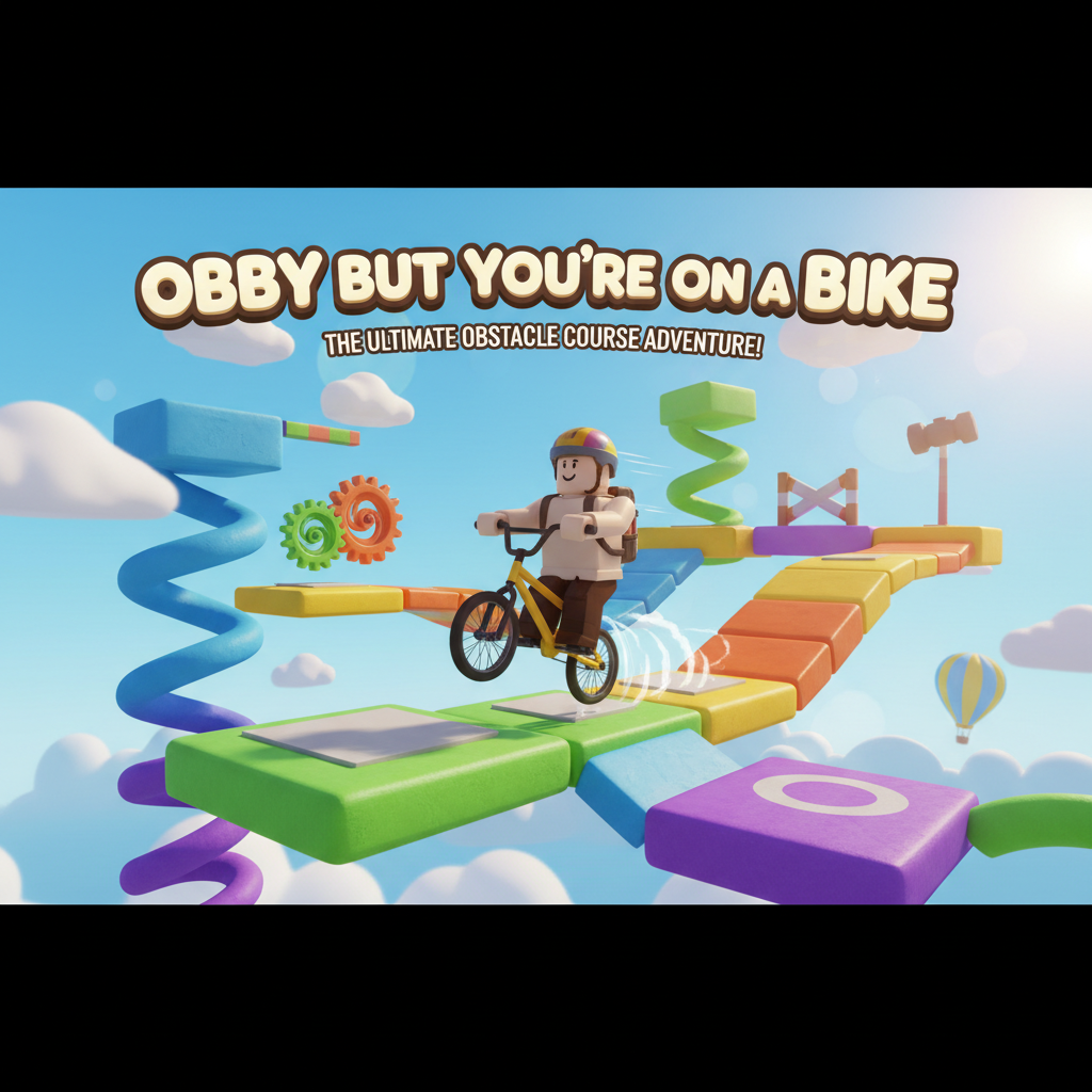 Obby but You're on a Bike
