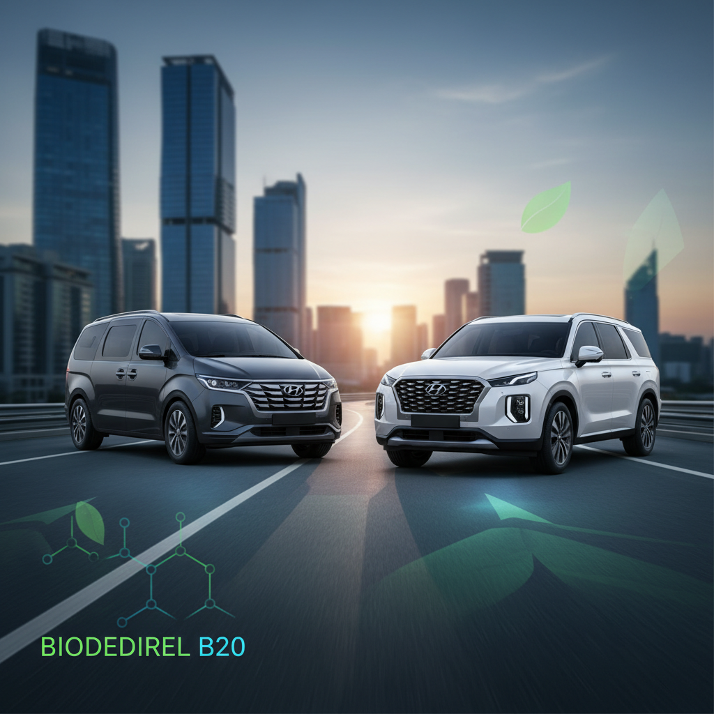 STARIA และ PALISADE ของ HYUNDAI รองรับน้ำมันไบโอดีเซล B20