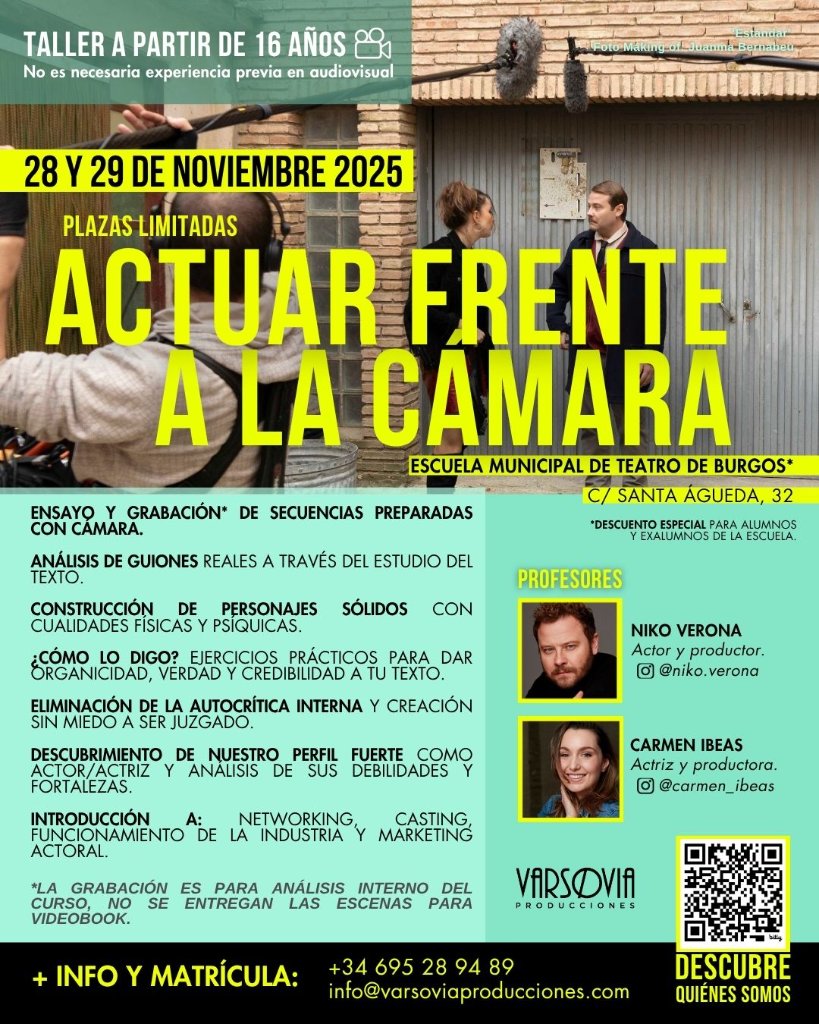 Actuar frente a la cámara