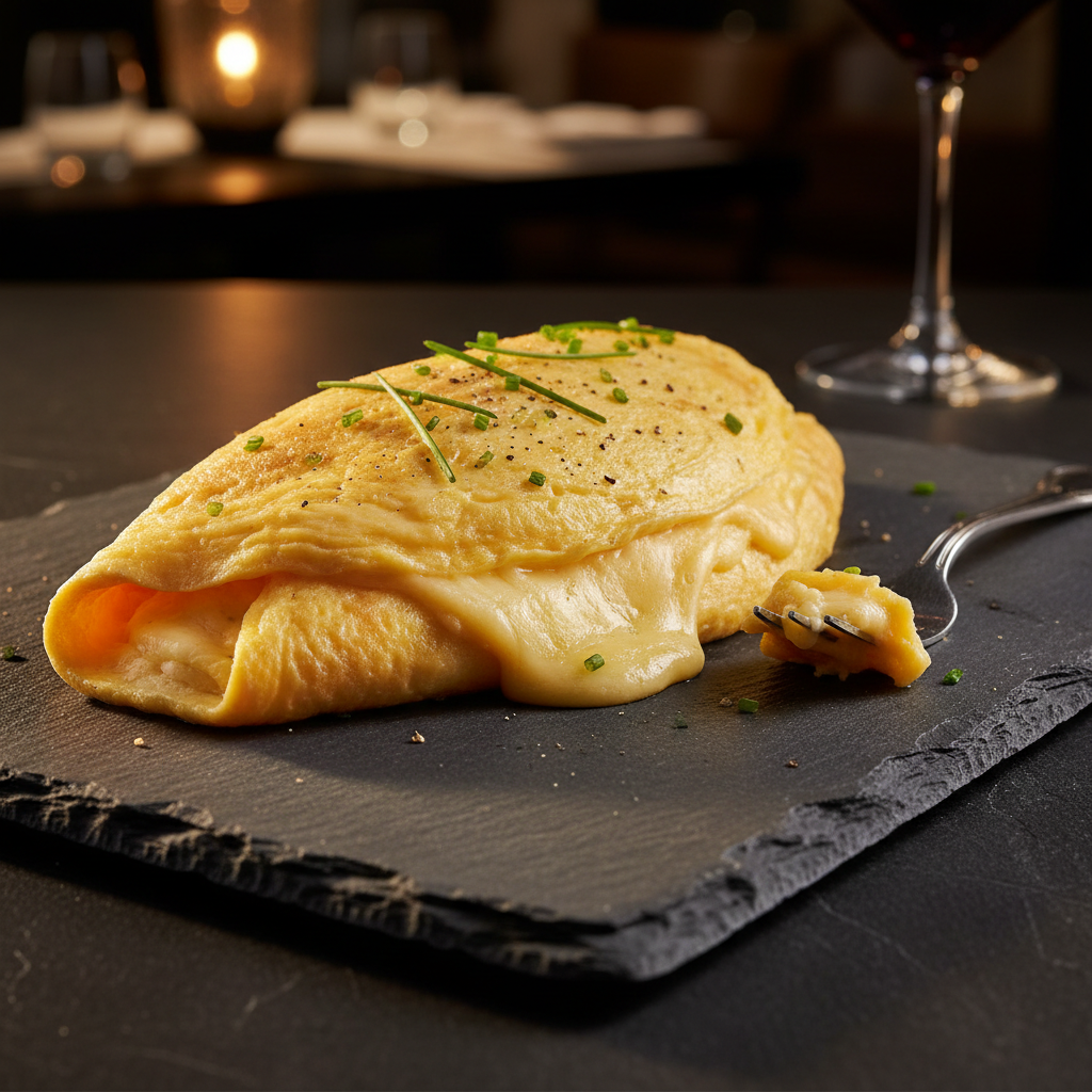 Cheesy French Omelette
