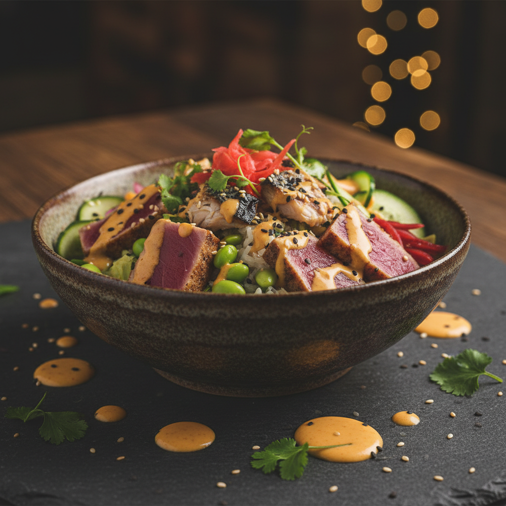 Tuna & Mackerel Asian Fusion Cozy Bowl