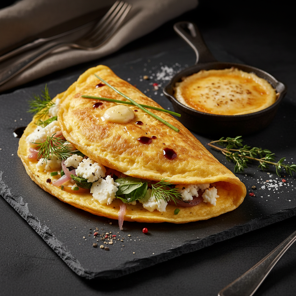 Chèvre Royale Omelette