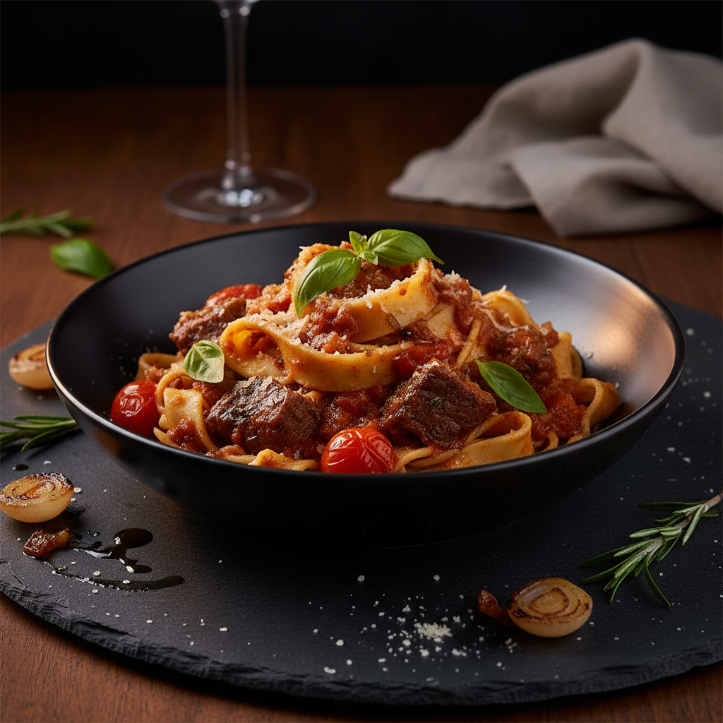 Beef Papia Noodle Symphony