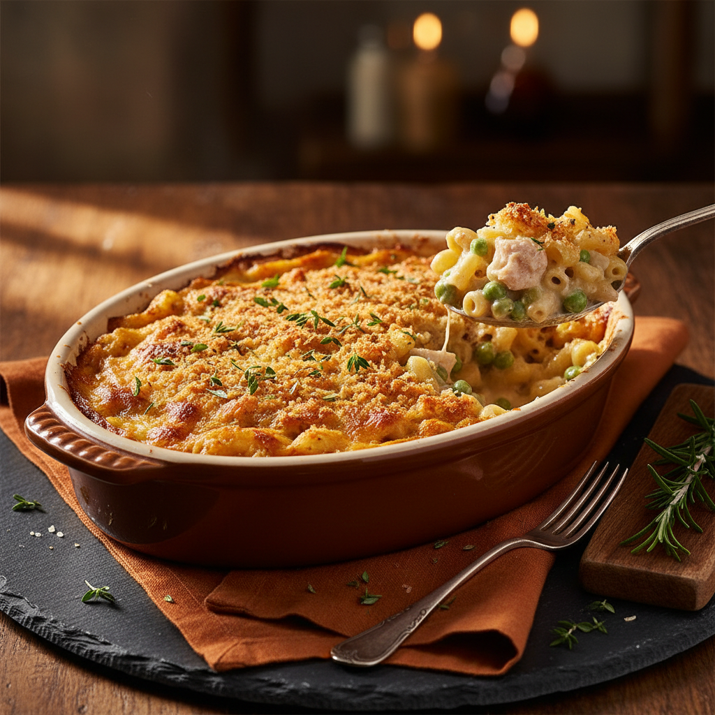 Southern Comfort Tuna Noodle Bake