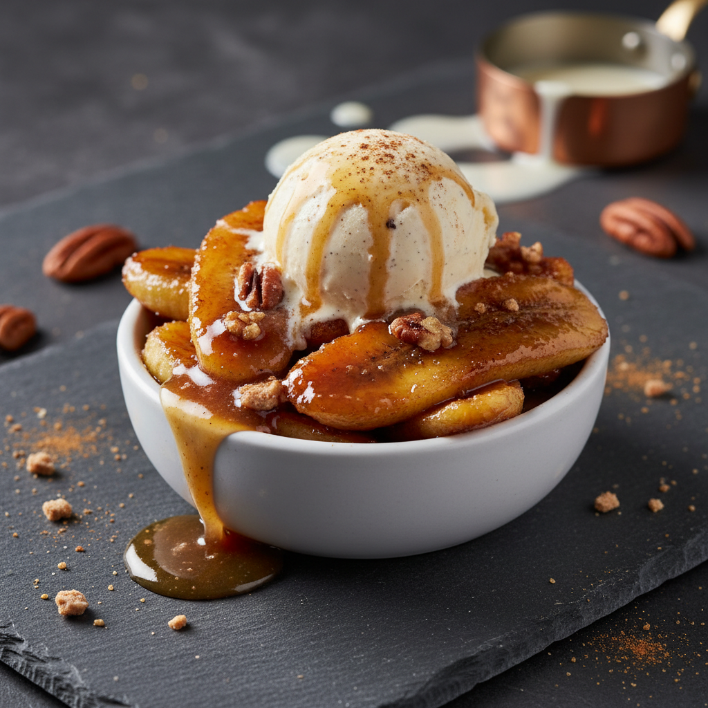 Bananas Foster à la Nouvelle-Orléans