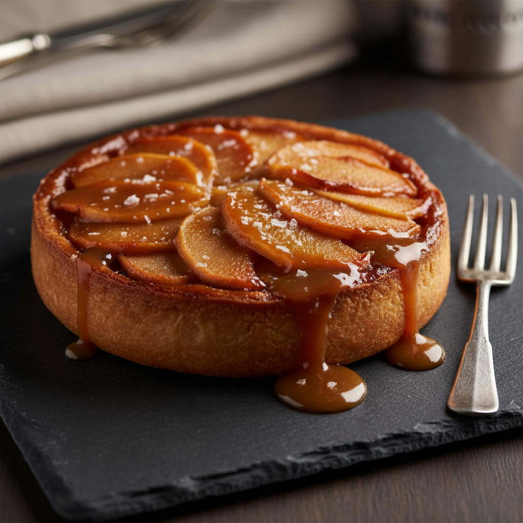 Tarte Tatin de Caramel au Beurre Salé