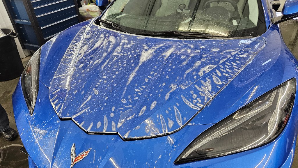 Corvette PPF installation