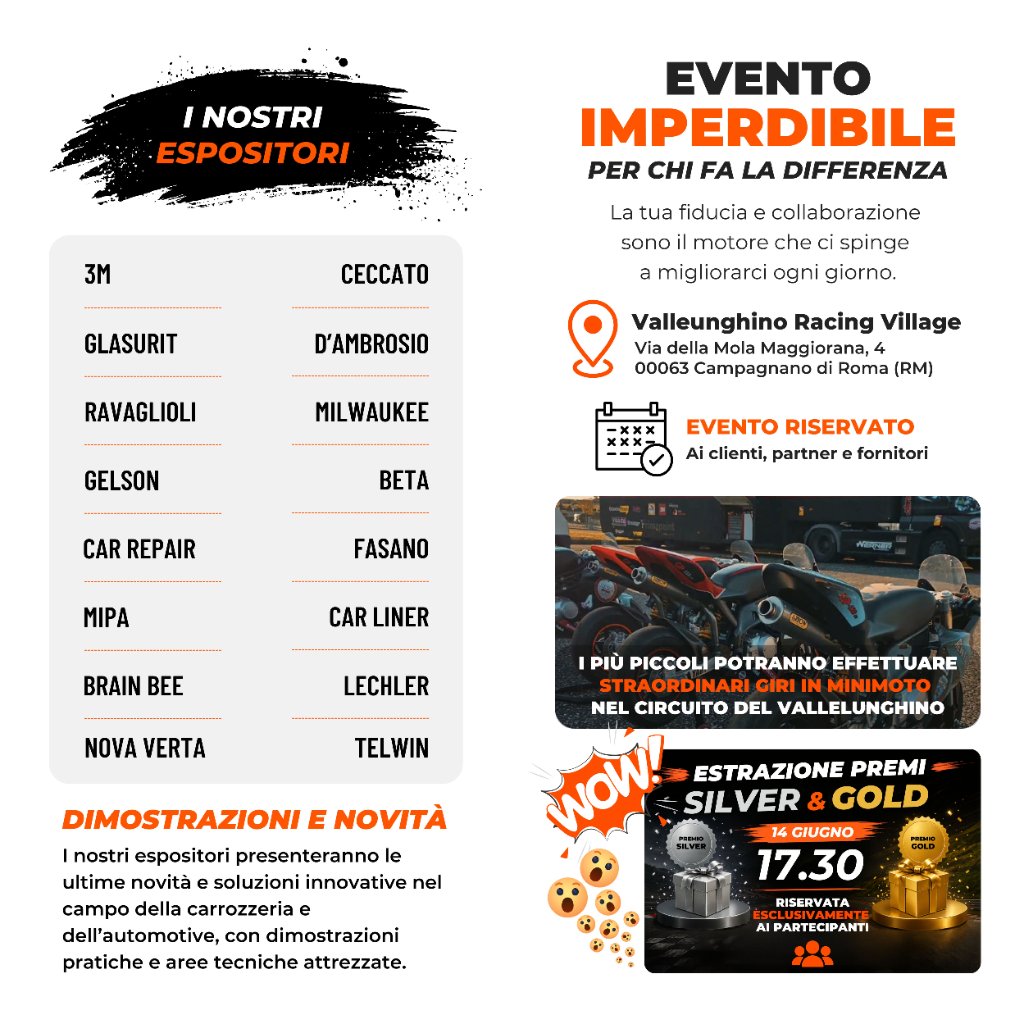 Locandina espositori evento Primapaint