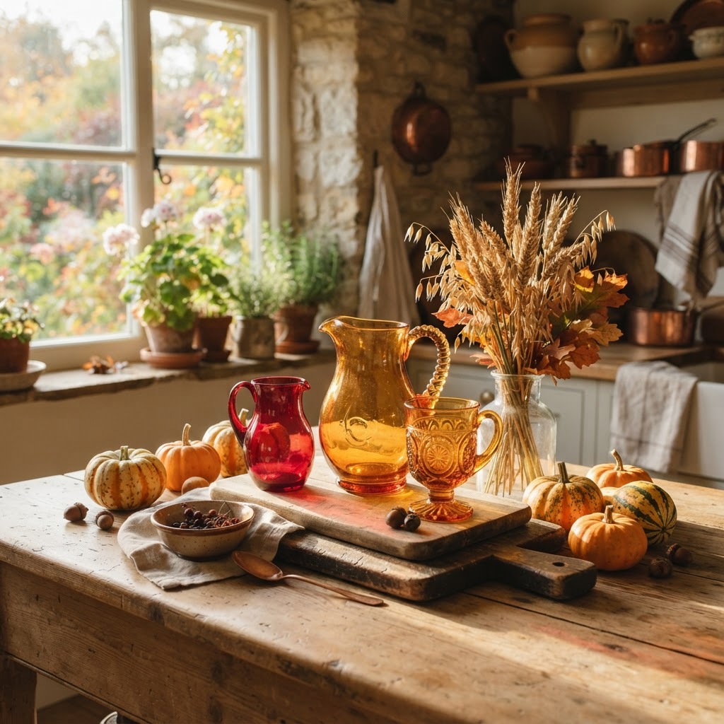 Autumn Radiance: Embracing Vintage Kitchenware for the Fall Season