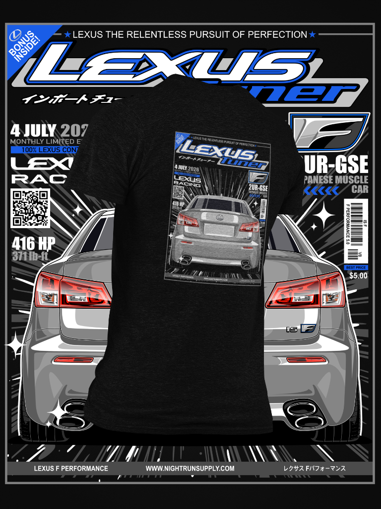 Lexus Tuner IS-F Shirt — Liquid Platinum