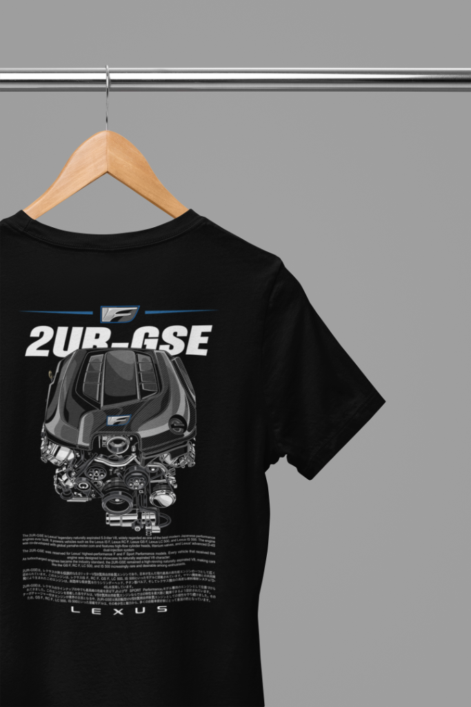 2UR-GSE IS-F Shirt V2 — Black