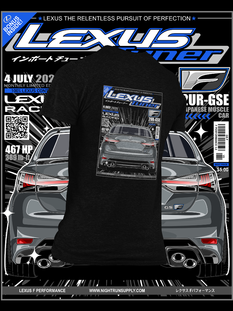 Lexus Tuner GS-F Shirt — Nebula Grey