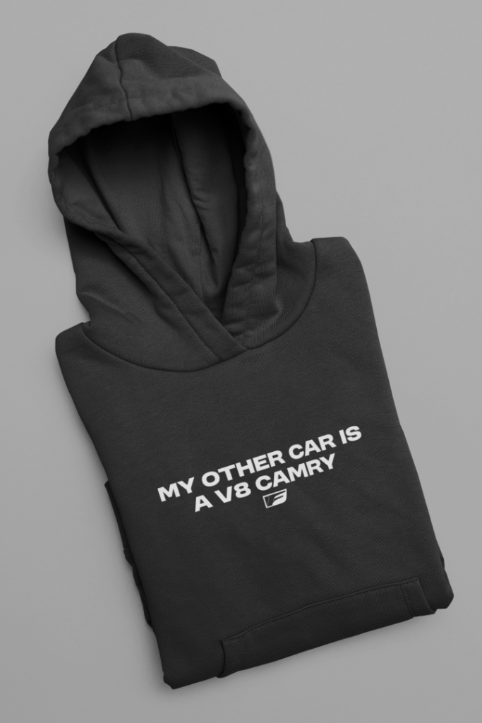 V8 Camry Hoodie — Black