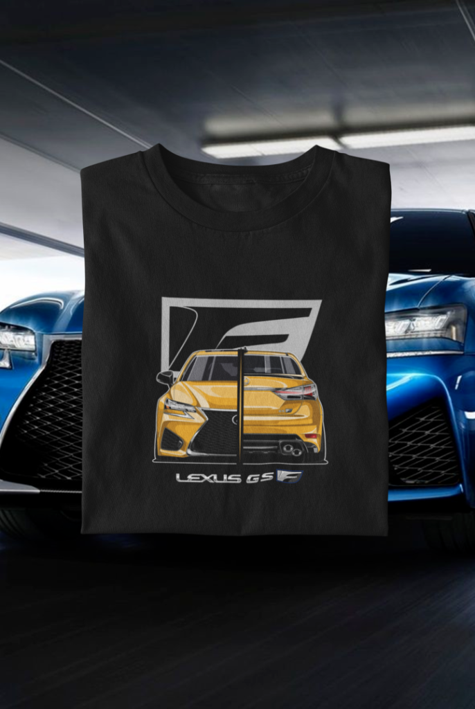 GS-F Split Tee — Flare Yellow