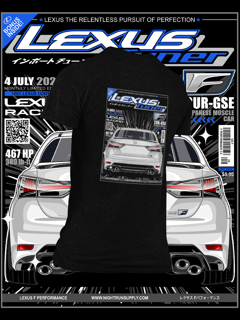 Lexus Tuner GS-F Shirt — Ultra White