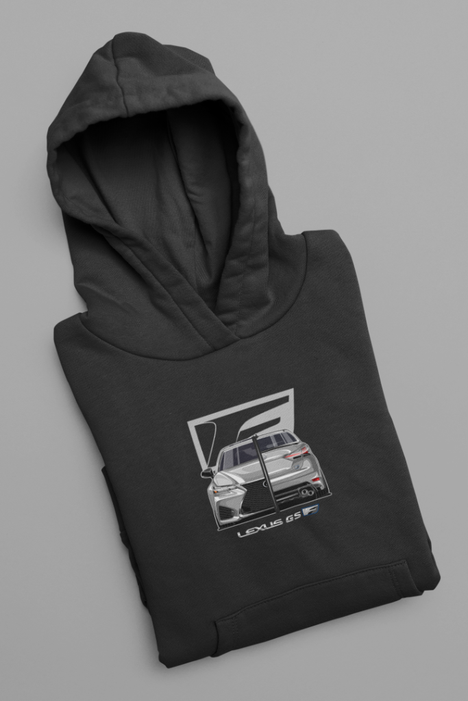 GS F Split Hoodie — Atomic Silver