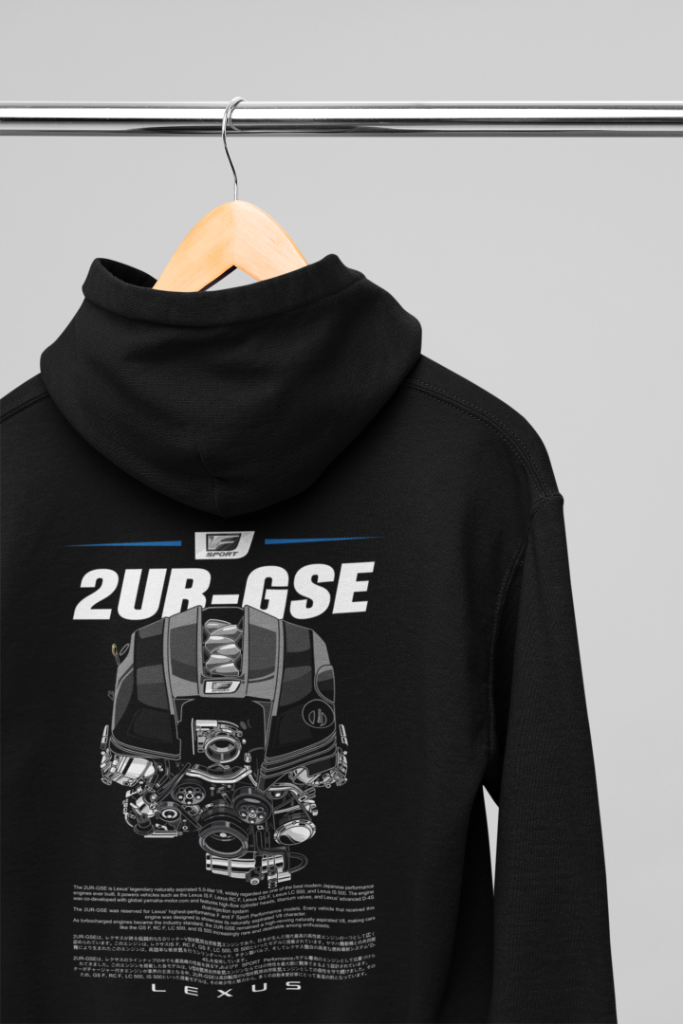2UR-GSE IS500 Hoodie — Black