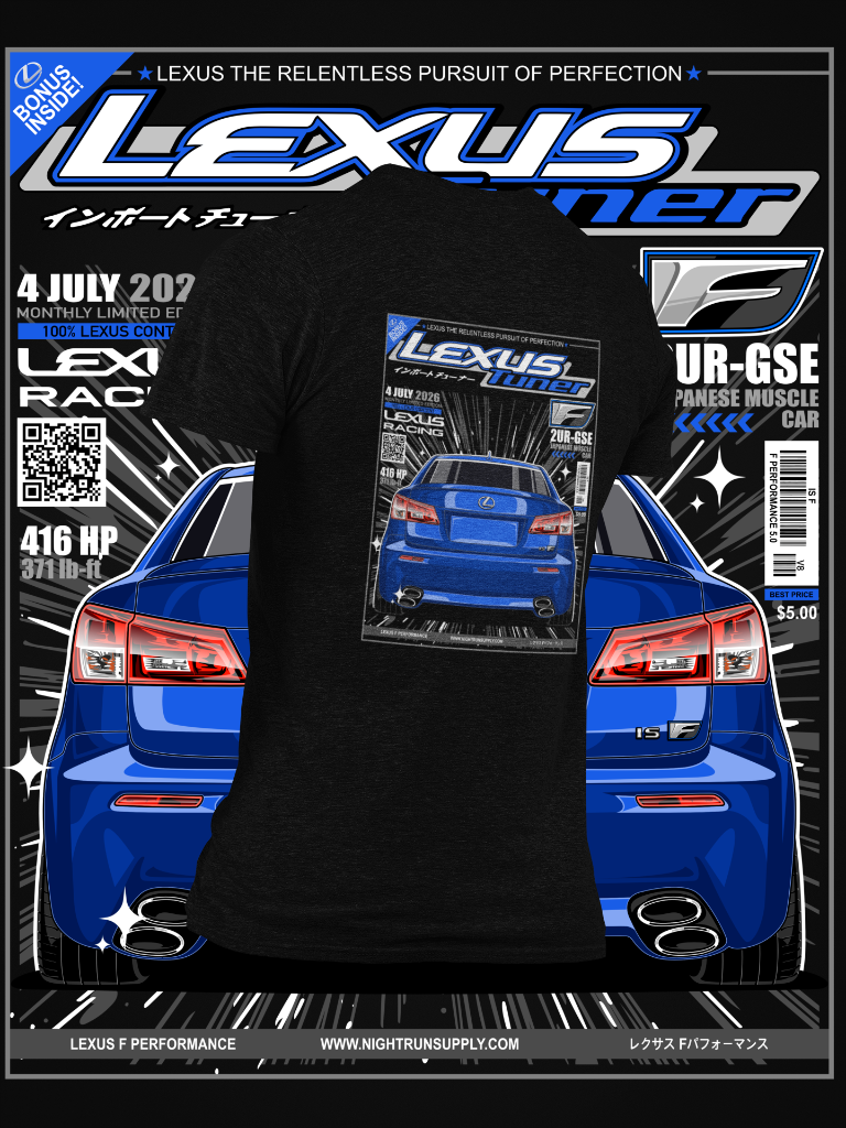 Lexus Tuner IS-F Shirt — Ultrasonic Blue