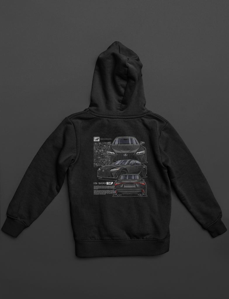 IS500 Spec Hoodie — Caviar