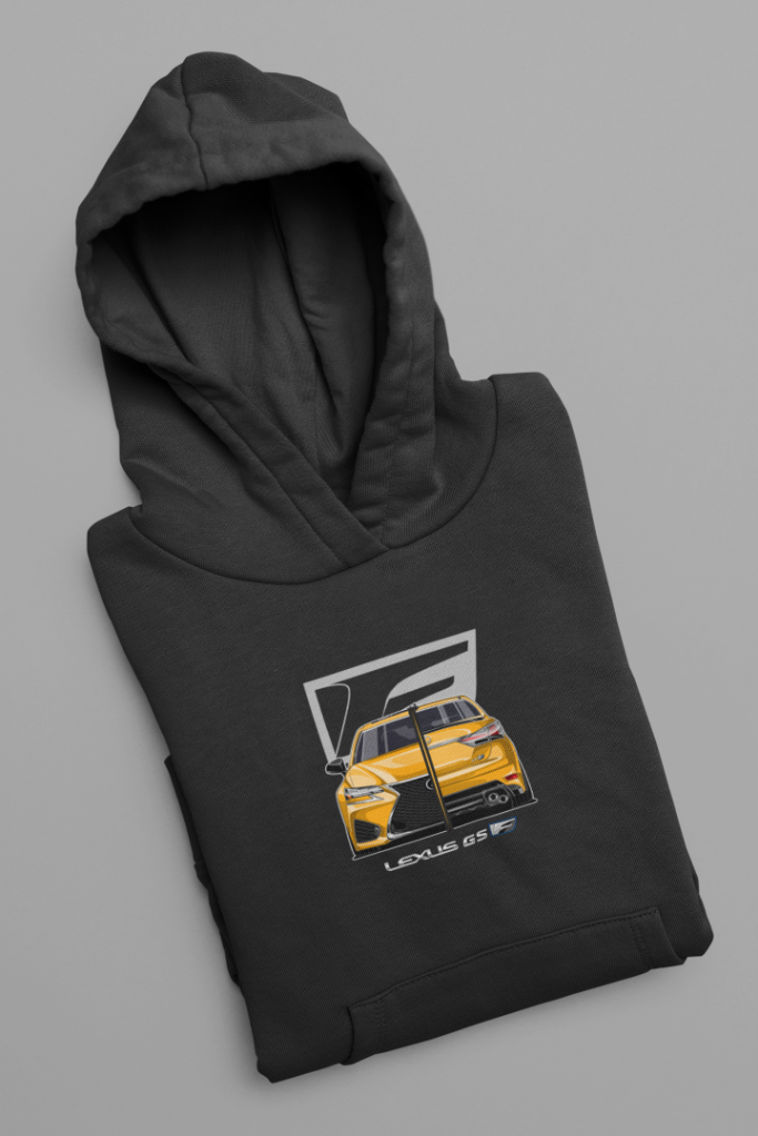 GS F Split Hoodie — Flare Yellow