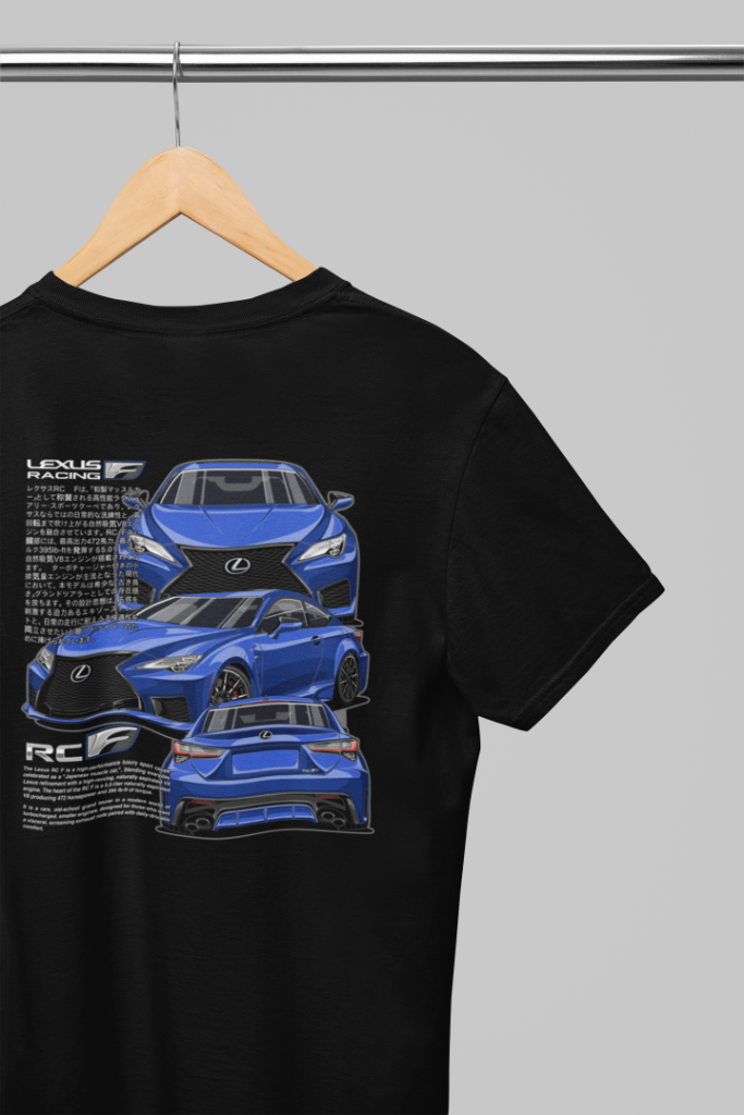 RC F 20+ Shirt — Ultrasonic Blue