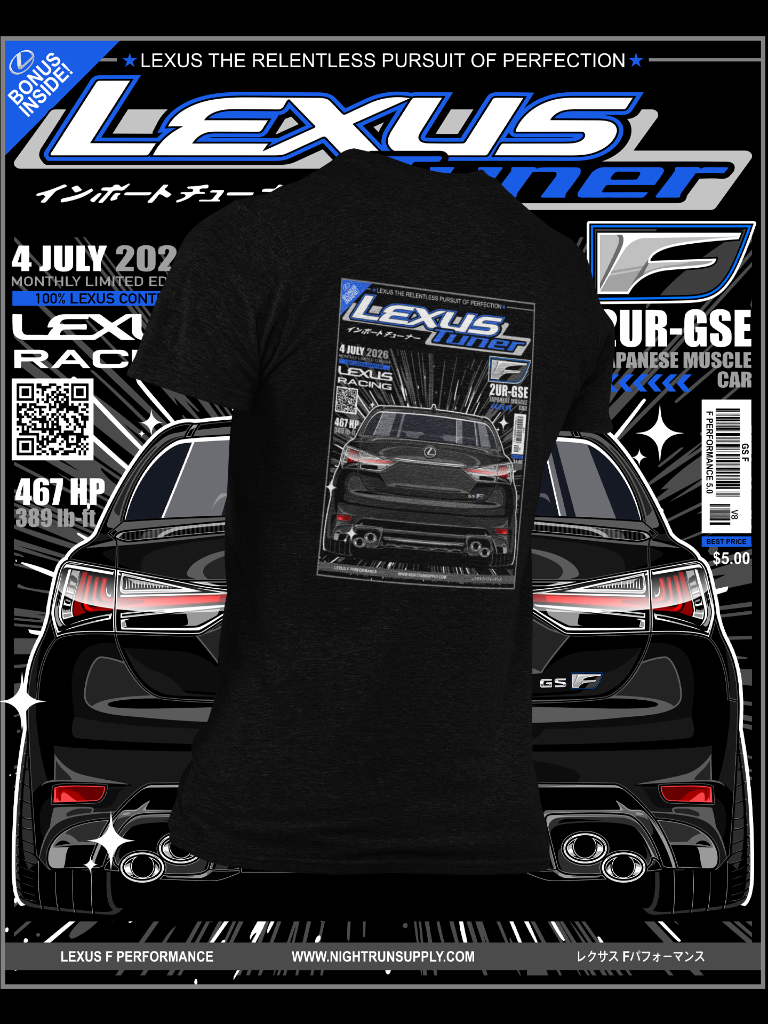 Lexus Tuner GS-F Shirt — Caviar