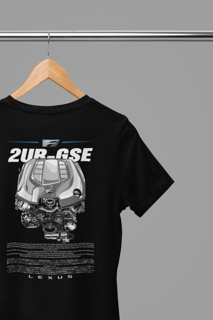 2UR-GSE IS-F Shirt V1 — Black