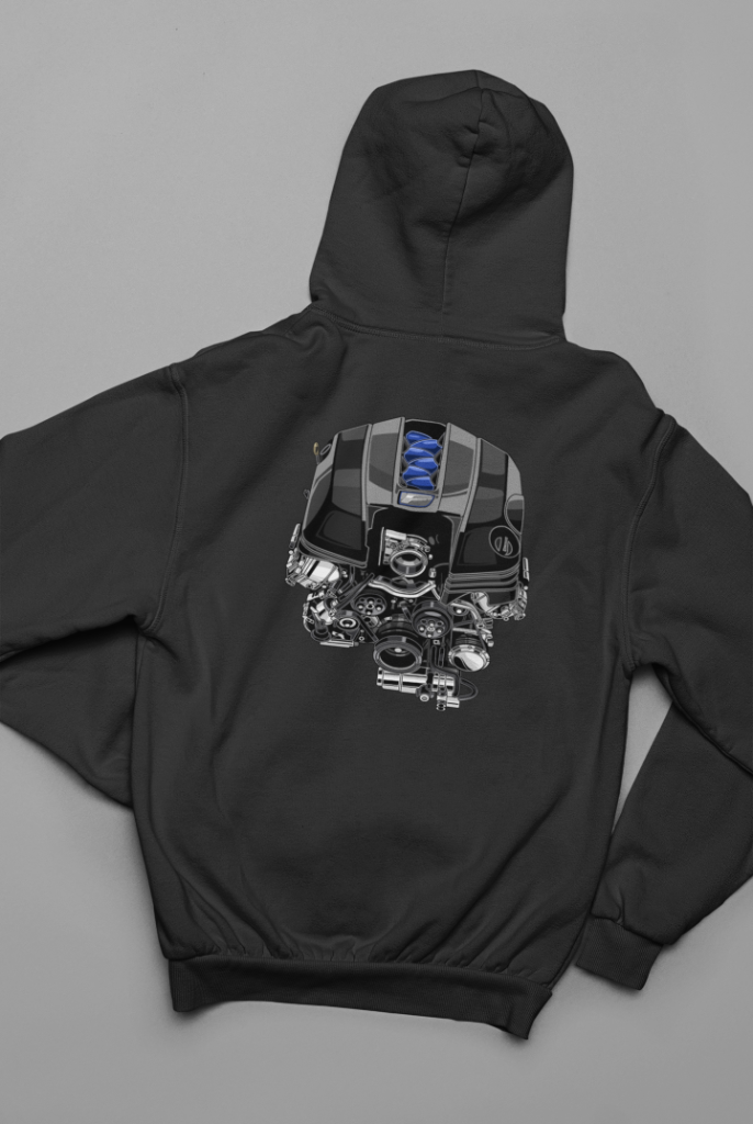 2UR-GSE Hoodie V2 — Black