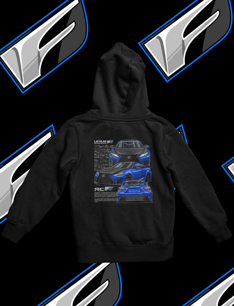 RC F 20+ Spec Hoodie — Ultrasonic Blue (Track Edition)